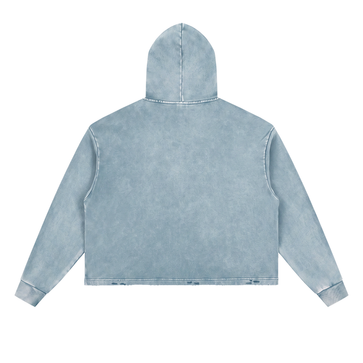 ABYDE Vintage Washed Frayed-Hem Hoodie